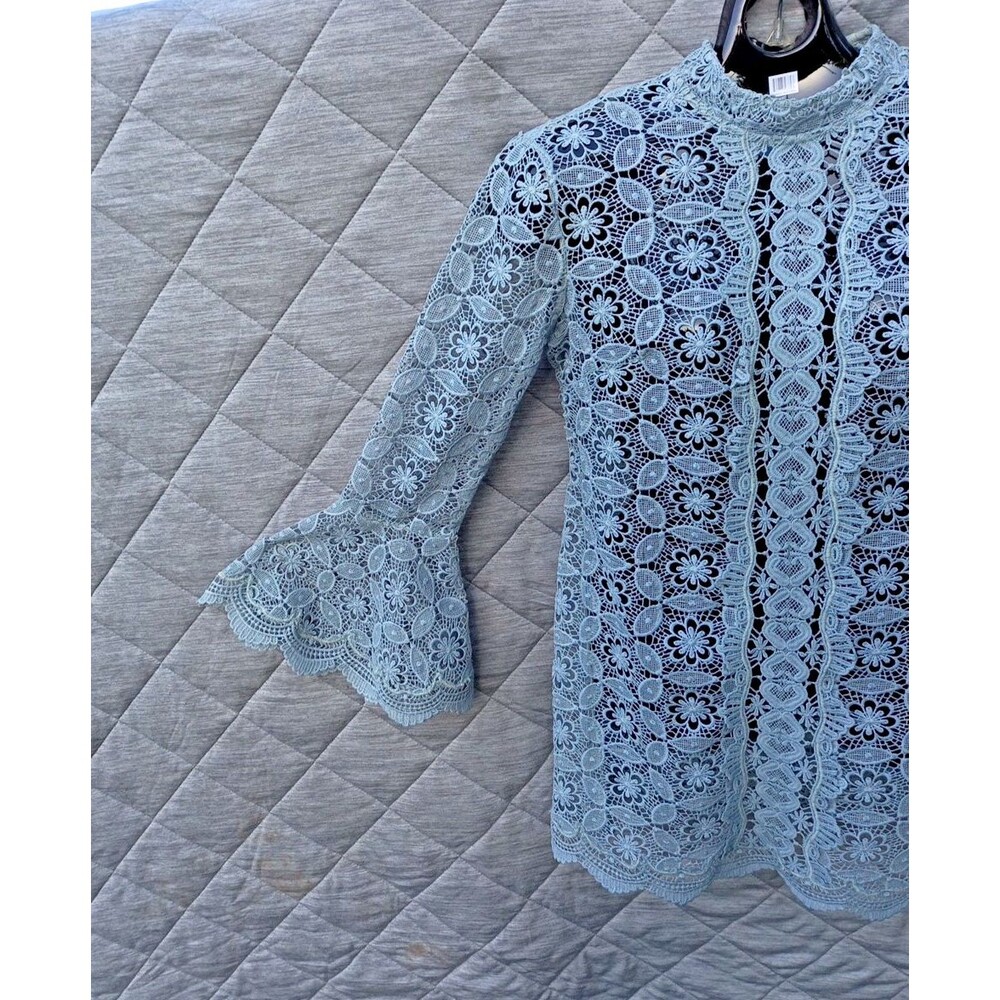 NWT Free People Lace/Crochet Top/MiniDress XS Whimsy Festival Cottage Fairy